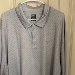 Callaway Men's Light Gray Polo Shirt